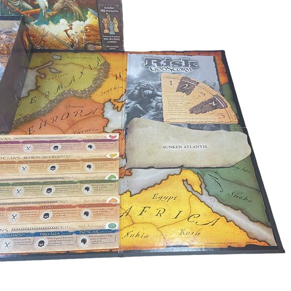 RISK GODSTORM Skill Board Game 2004 Hasbro Avalon Hill 105%COMPLETE! +17 TOKENS - Picture 13 of 15